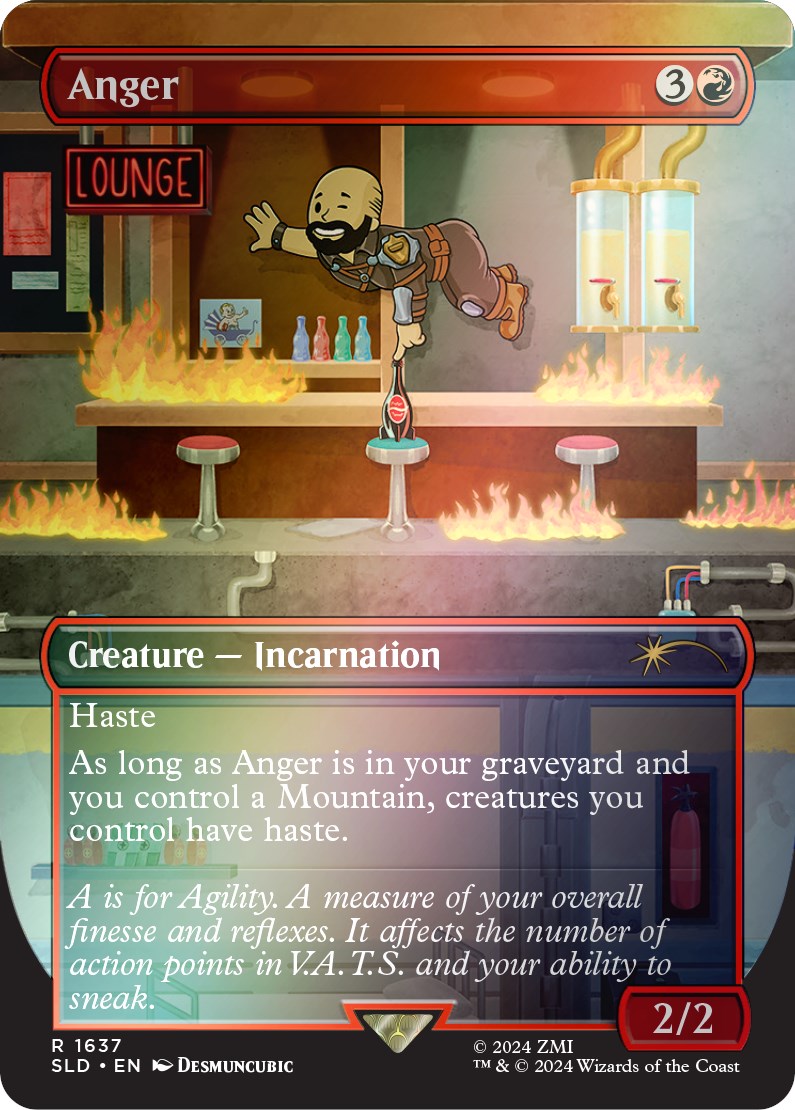 Anger (Rainbow Foil) [Secret Lair Drop Series] | GrognardGamesBatavia