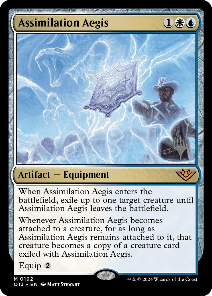 Assimilation Aegis (Promo Pack) [Outlaws of Thunder Junction Promos] | GrognardGamesBatavia