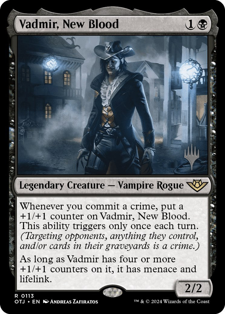 Vadmir, New Blood (Promo Pack) [Outlaws of Thunder Junction Promos] | GrognardGamesBatavia