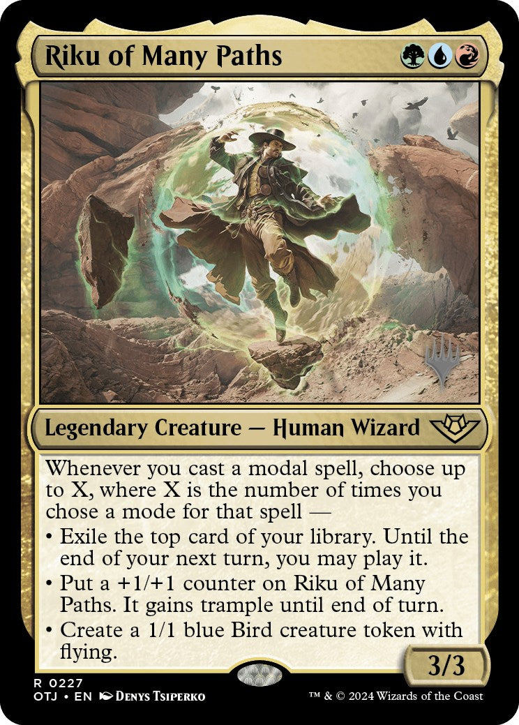 Riku of Many Paths (Promo Pack) [Outlaws of Thunder Junction Promos] | GrognardGamesBatavia