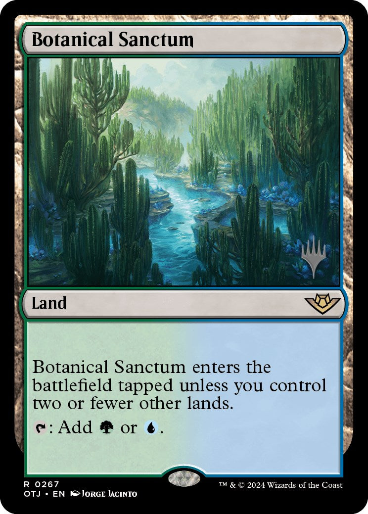 Botanical Sanctum (Promo Pack) [Outlaws of Thunder Junction Promos] | GrognardGamesBatavia