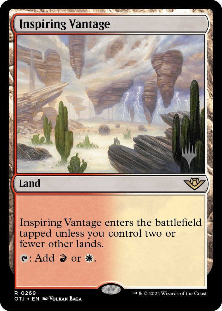 Inspiring Vantage (Promo Pack) [Outlaws of Thunder Junction Promos] | GrognardGamesBatavia