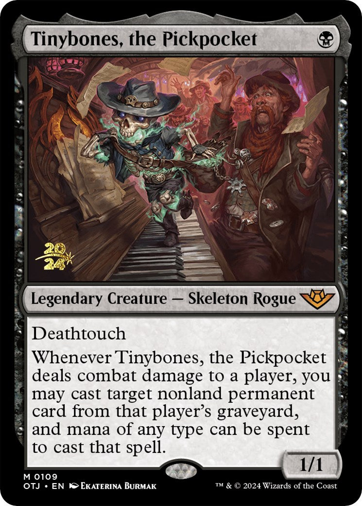 Tinybones, the Pickpocket [Outlaws of Thunder Junction Prerelease Promos] | GrognardGamesBatavia