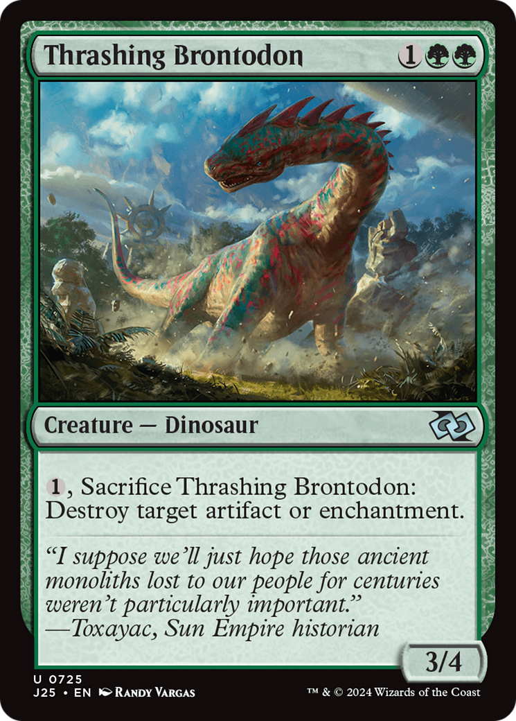 Thrashing Brontodon [Foundations Jumpstart] | GrognardGamesBatavia