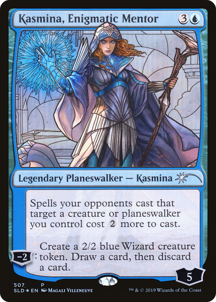 Kasmina, Enigmatic Mentor (Stained Glass) [Secret Lair Drop Promos] | GrognardGamesBatavia