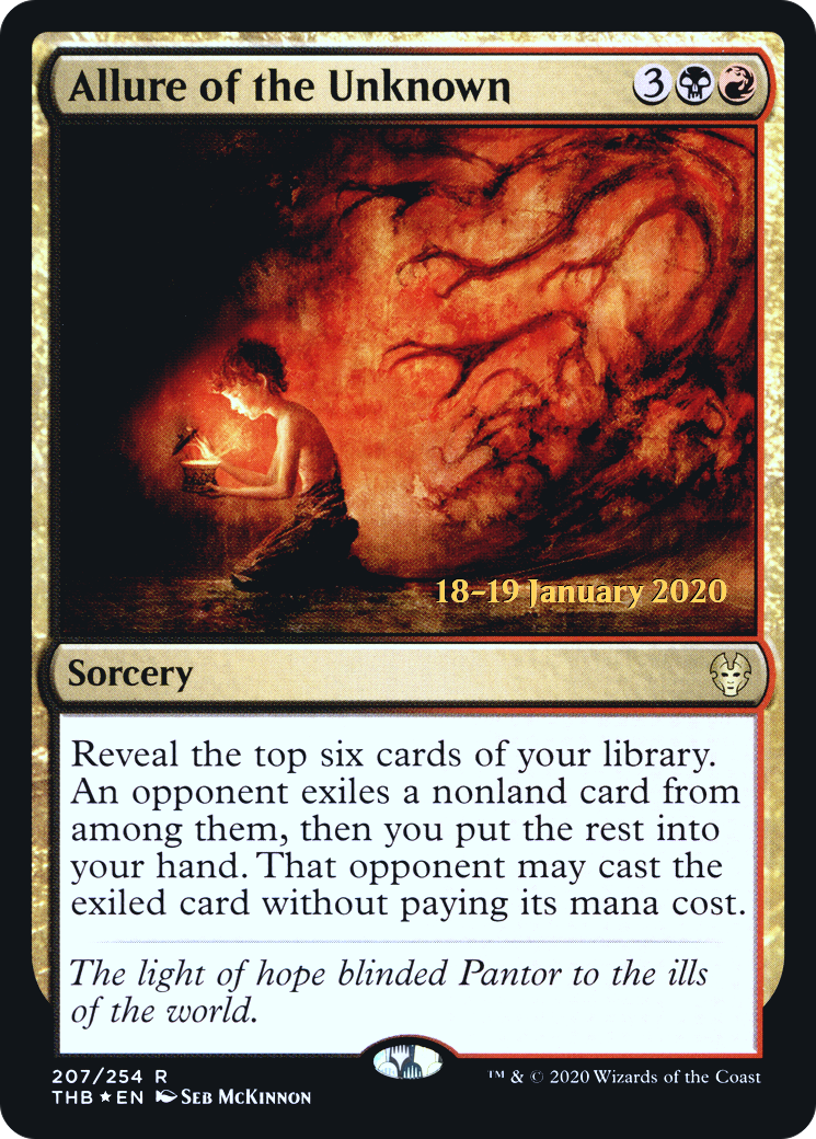 Allure of the Unknown [Theros Beyond Death Prerelease Promos] | GrognardGamesBatavia