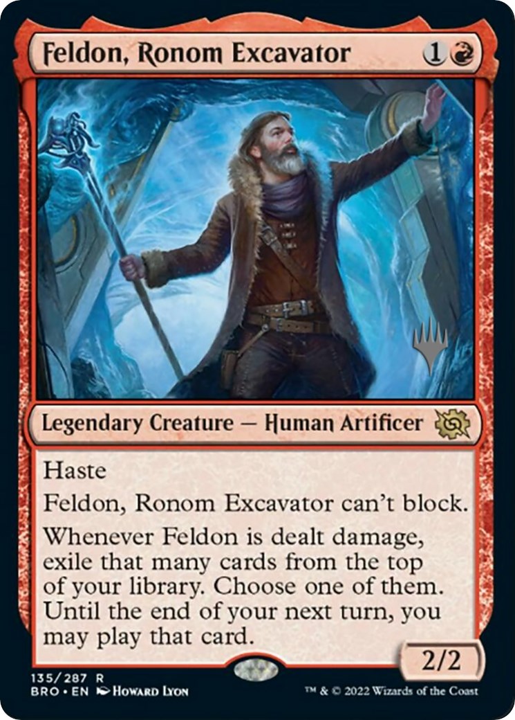 Feldon, Ronom Excavator (Promo Pack) [The Brothers' War Promos] | GrognardGamesBatavia