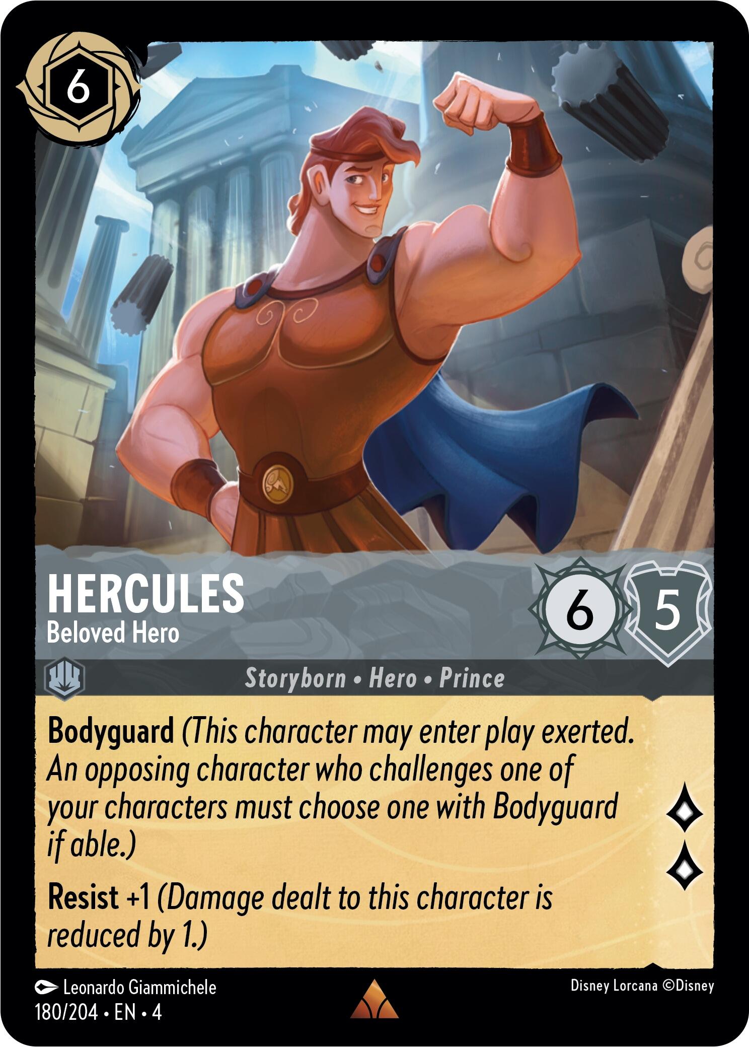 Hercules - Beloved Hero (180/204) [Ursula's Return] | GrognardGamesBatavia