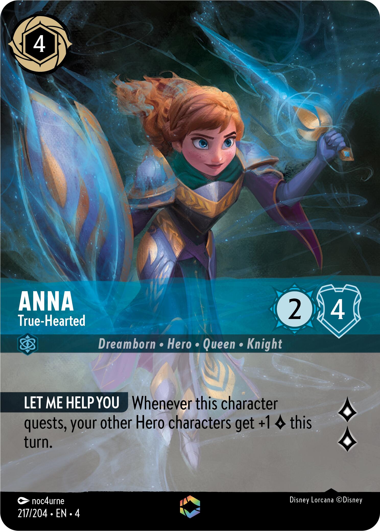 Anna - True-Hearted (Enchanted) (217/204) [Ursula's Return] | GrognardGamesBatavia