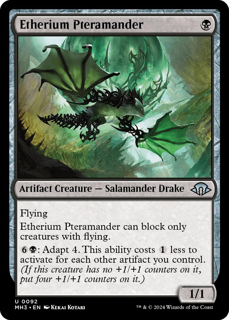 Etherium Pteramander [Modern Horizons 3] | GrognardGamesBatavia