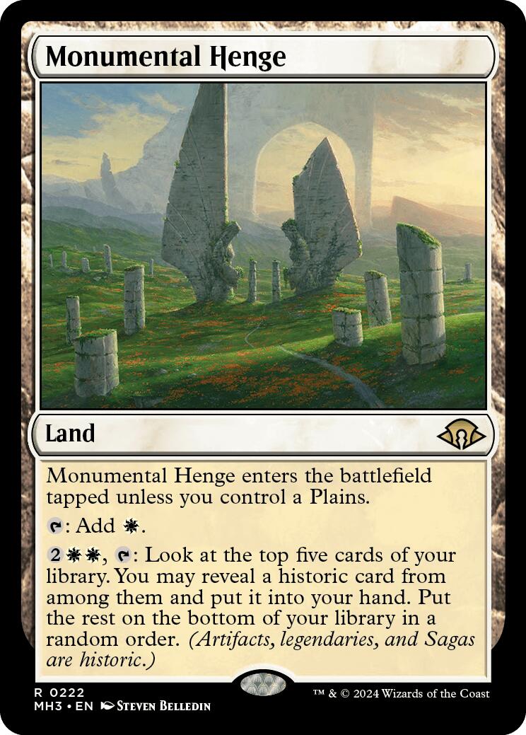 Monumental Henge [Modern Horizons 3] | GrognardGamesBatavia