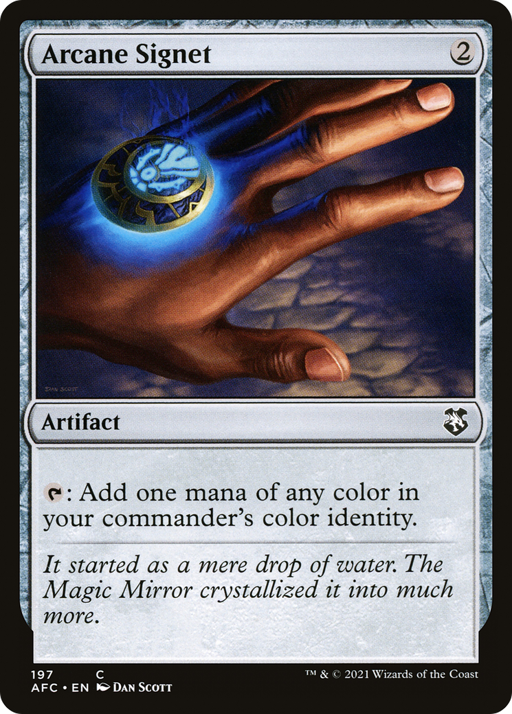 Arcane Signet [Dungeons & Dragons: Adventures in the Forgotten Realms Commander] | GrognardGamesBatavia