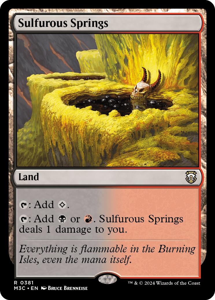 Sulfurous Springs [Modern Horizons 3 Commander] | GrognardGamesBatavia