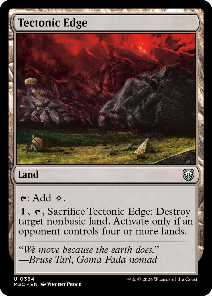 Tectonic Edge [Modern Horizons 3 Commander] | GrognardGamesBatavia