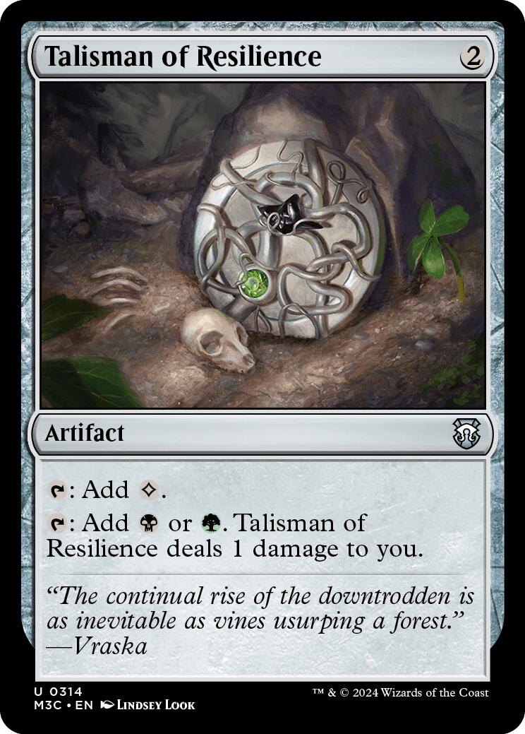 Talisman of Resilience [Modern Horizons 3 Commander] | GrognardGamesBatavia