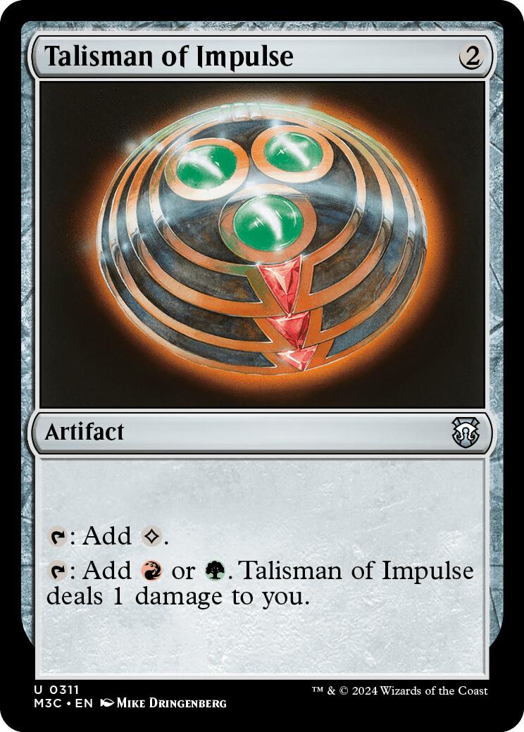 Talisman of Impulse [Modern Horizons 3 Commander] | GrognardGamesBatavia