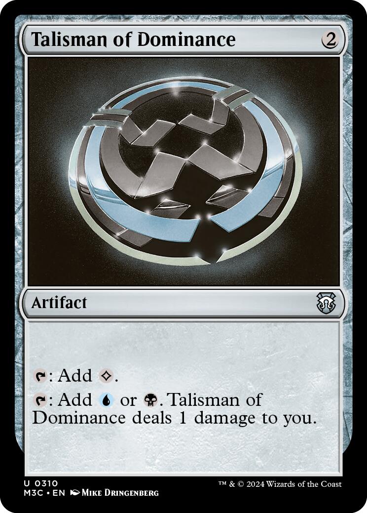 Talisman of Dominance [Modern Horizons 3 Commander] | GrognardGamesBatavia