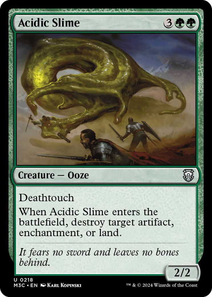 Acidic Slime [Modern Horizons 3 Commander] | GrognardGamesBatavia