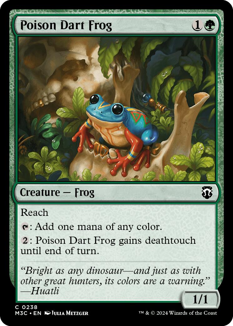 Poison Dart Frog [Modern Horizons 3 Commander] | GrognardGamesBatavia