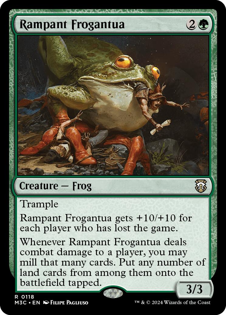 Rampant Frogantua [Modern Horizons 3 Commander] | GrognardGamesBatavia