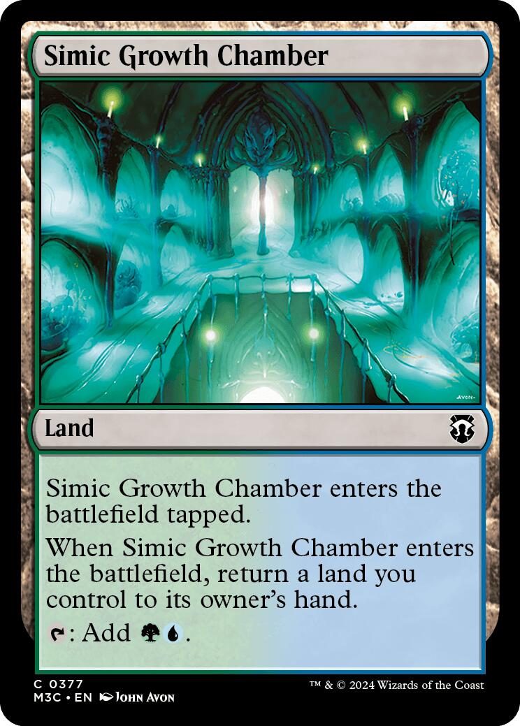 Simic Growth Chamber [Modern Horizons 3 Commander] | GrognardGamesBatavia