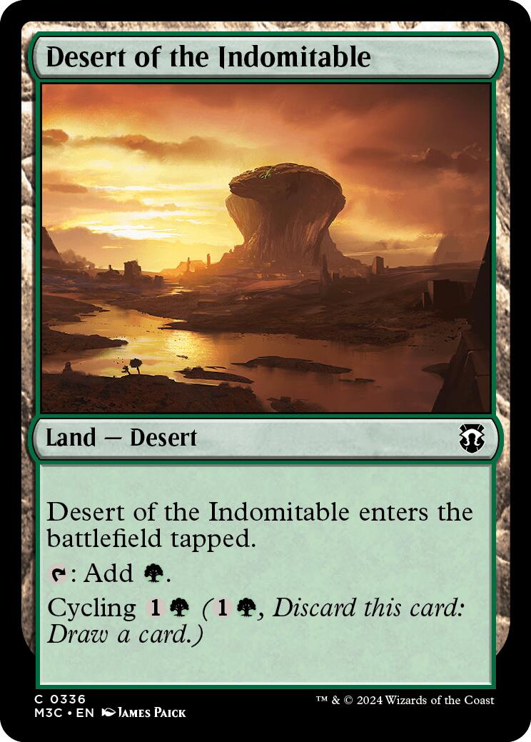 Desert of the Indomitable [Modern Horizons 3 Commander] | GrognardGamesBatavia