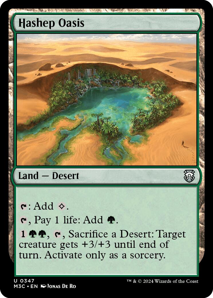 Hashep Oasis [Modern Horizons 3 Commander] | GrognardGamesBatavia