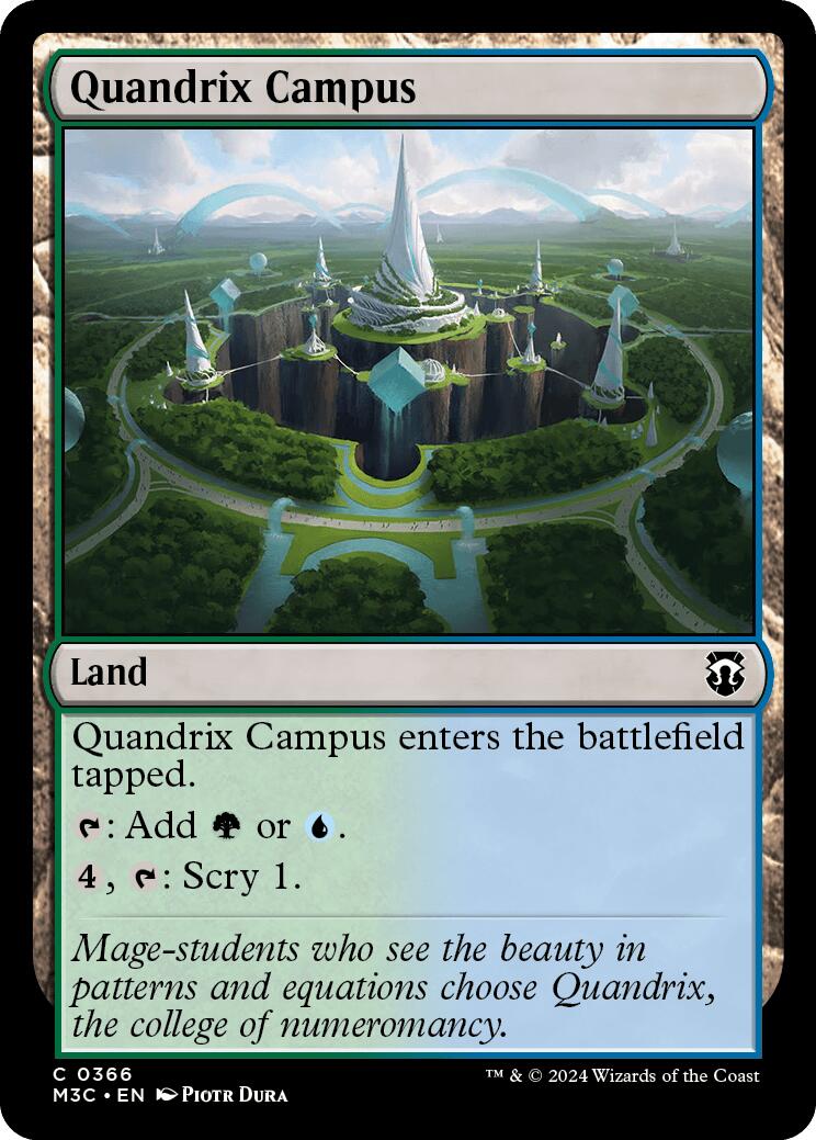 Quandrix Campus [Modern Horizons 3 Commander] | GrognardGamesBatavia