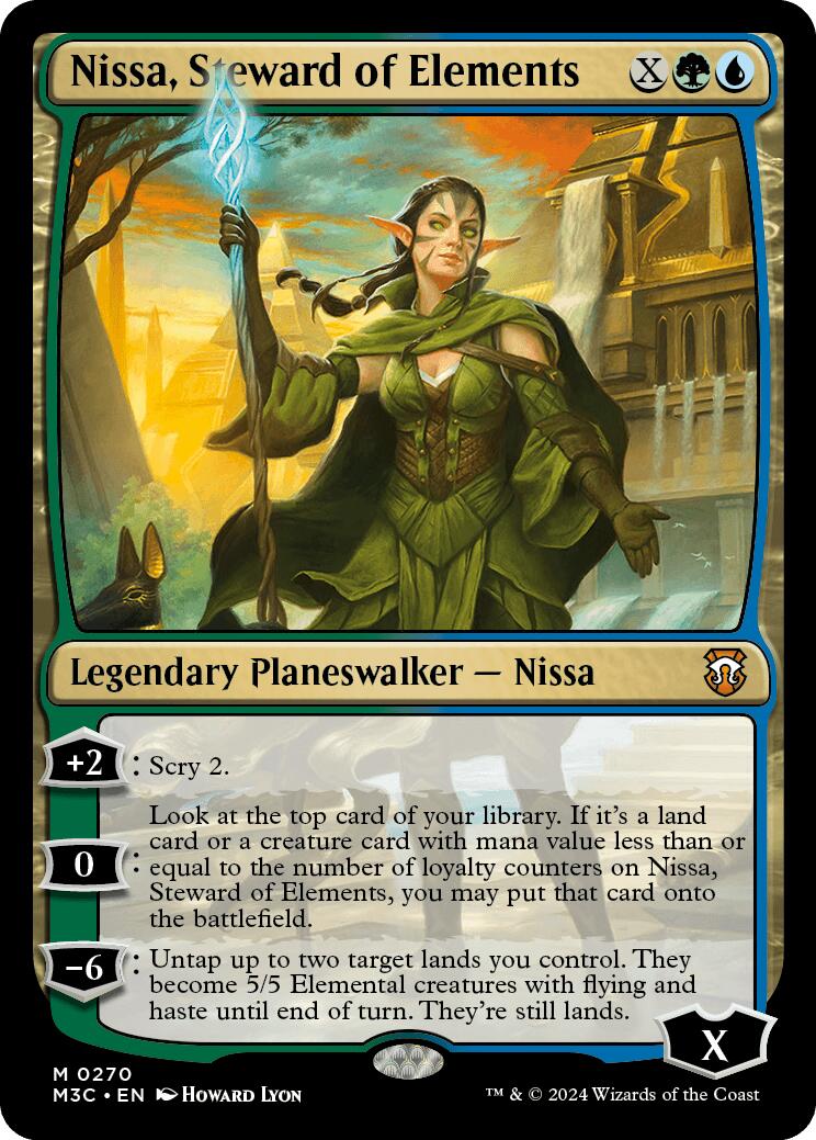 Nissa, Steward of Elements [Modern Horizons 3 Commander] | GrognardGamesBatavia