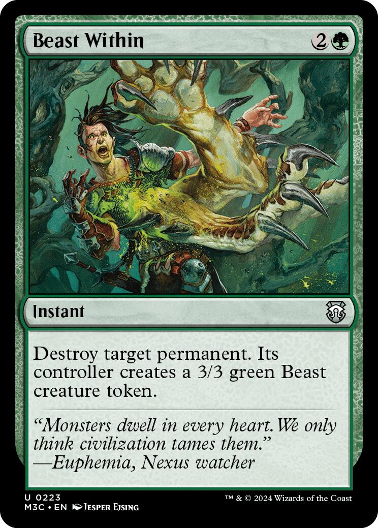 Beast Within [Modern Horizons 3 Commander] | GrognardGamesBatavia