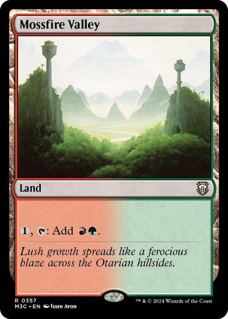 Mossfire Valley [Modern Horizons 3 Commander] | GrognardGamesBatavia