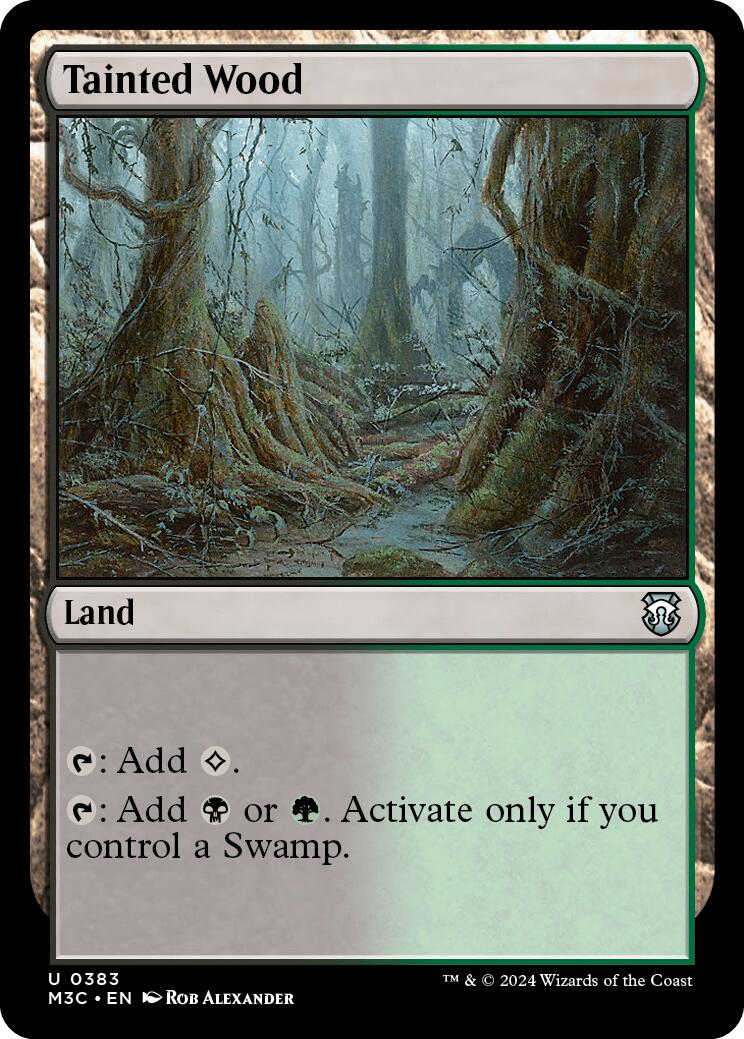 Tainted Wood [Modern Horizons 3 Commander] | GrognardGamesBatavia