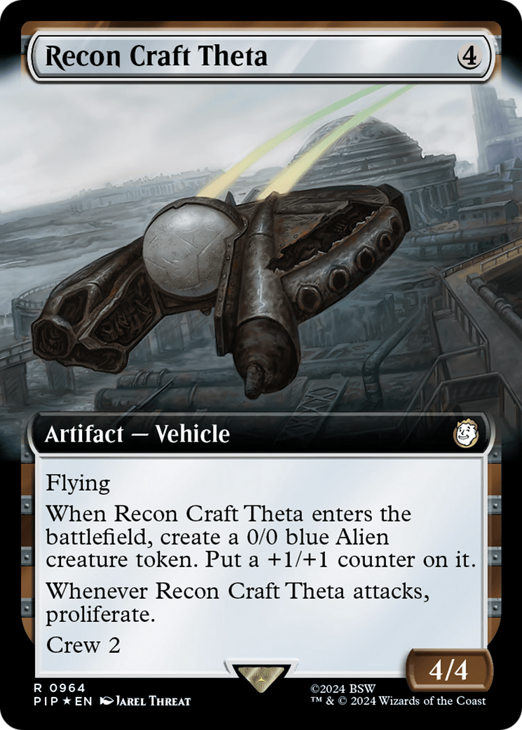 Recon Craft Theta (Extended Art) (Surge Foil) [Fallout] | GrognardGamesBatavia