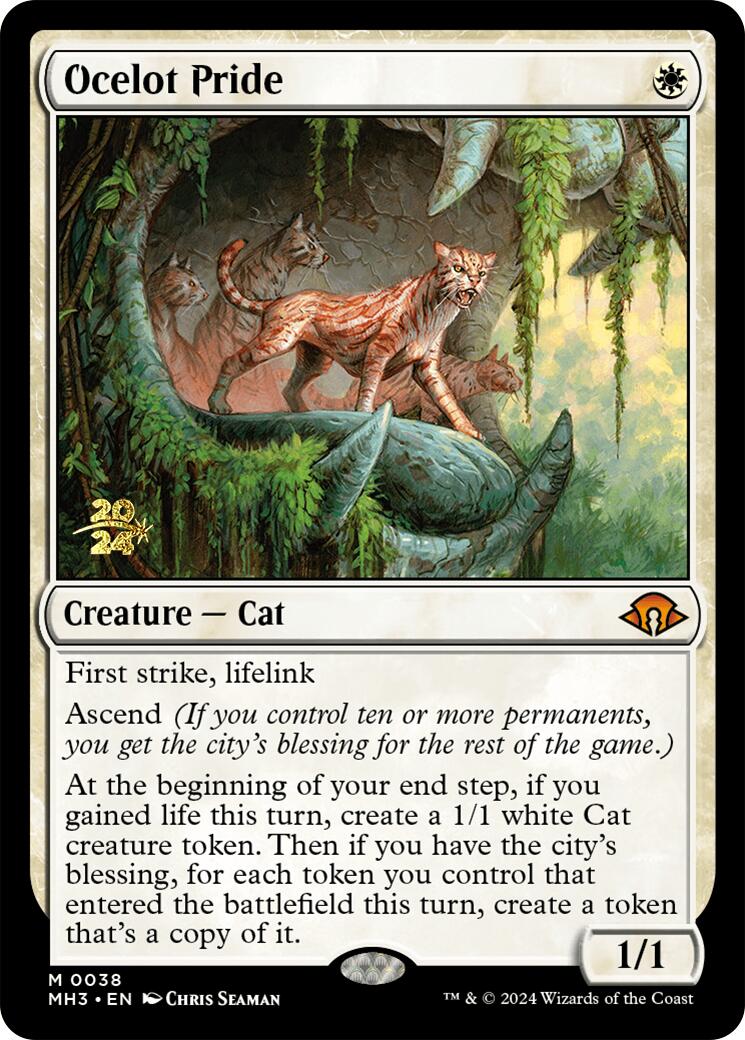 Ocelot Pride [Modern Horizons 3 Prerelease Promos] | GrognardGamesBatavia