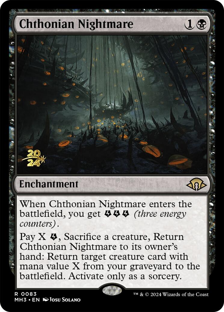 Chthonian Nightmare [Modern Horizons 3 Prerelease Promos] | GrognardGamesBatavia