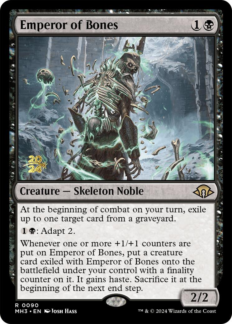 Emperor of Bones [Modern Horizons 3 Prerelease Promos] | GrognardGamesBatavia