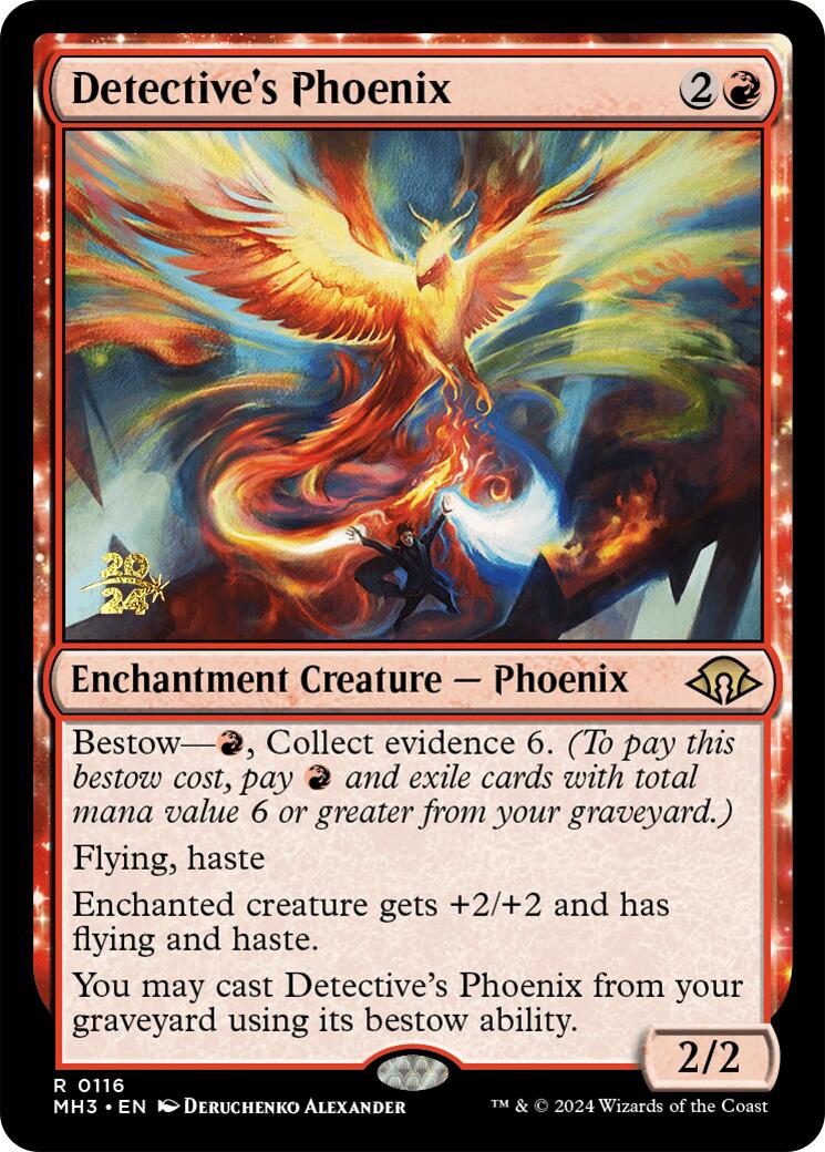 Detective's Phoenix [Modern Horizons 3 Prerelease Promos] | GrognardGamesBatavia