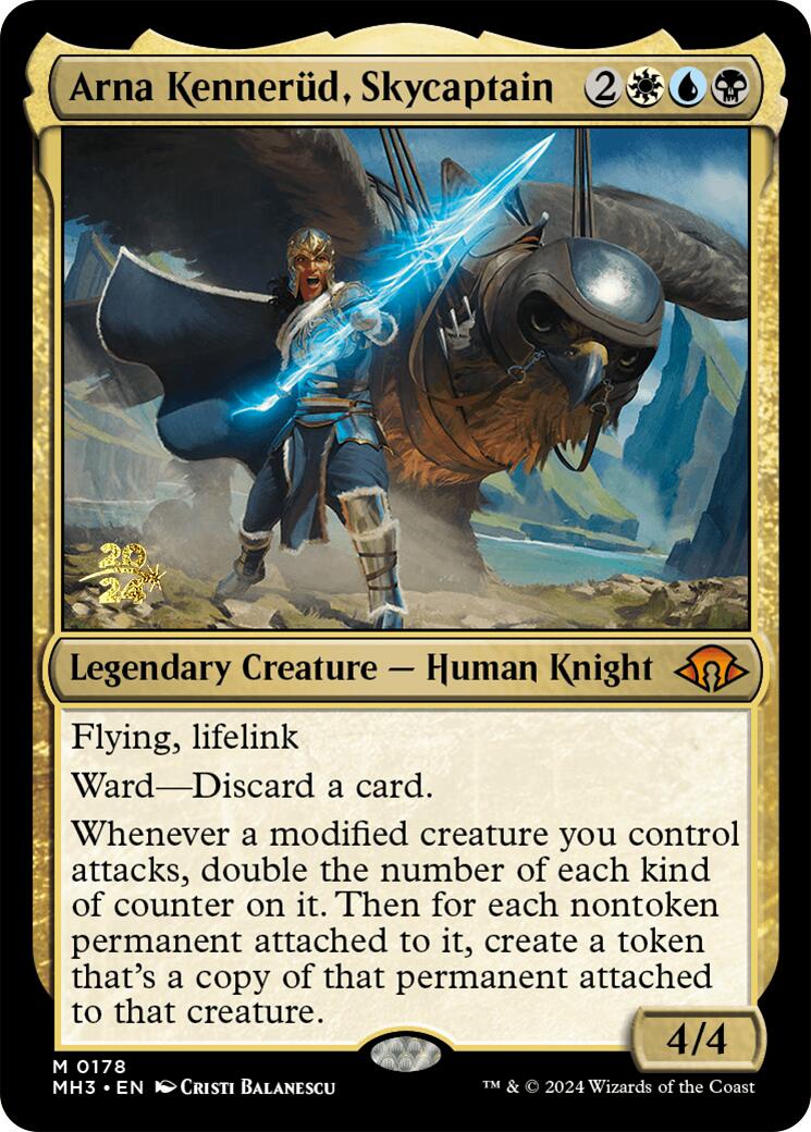 Arna Kennerud, Skycaptain [Modern Horizons 3 Prerelease Promos] | GrognardGamesBatavia