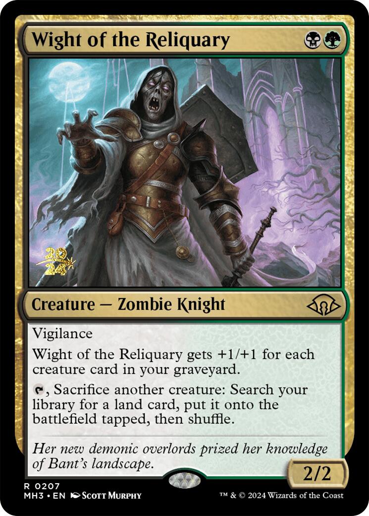 Wight of the Reliquary [Modern Horizons 3 Prerelease Promos] | GrognardGamesBatavia