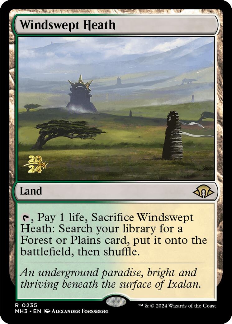 Windswept Heath [Modern Horizons 3 Prerelease Promos] | GrognardGamesBatavia