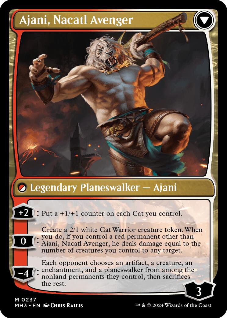 Ajani, Nacatl Pariah [Modern Horizons 3 Prerelease Promos] | GrognardGamesBatavia