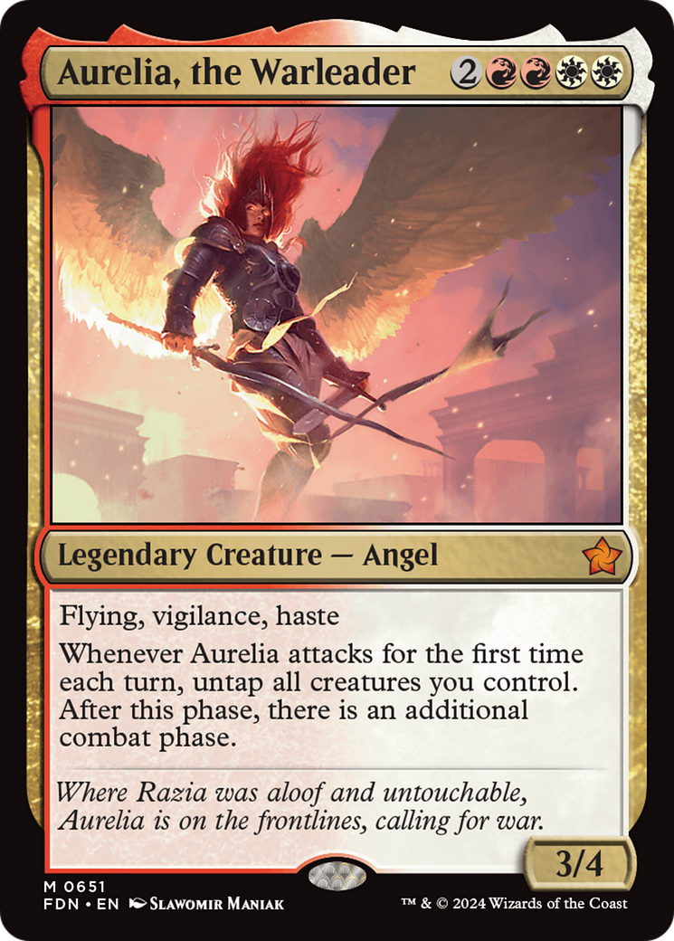 Aurelia, the Warleader [Foundations] | GrognardGamesBatavia