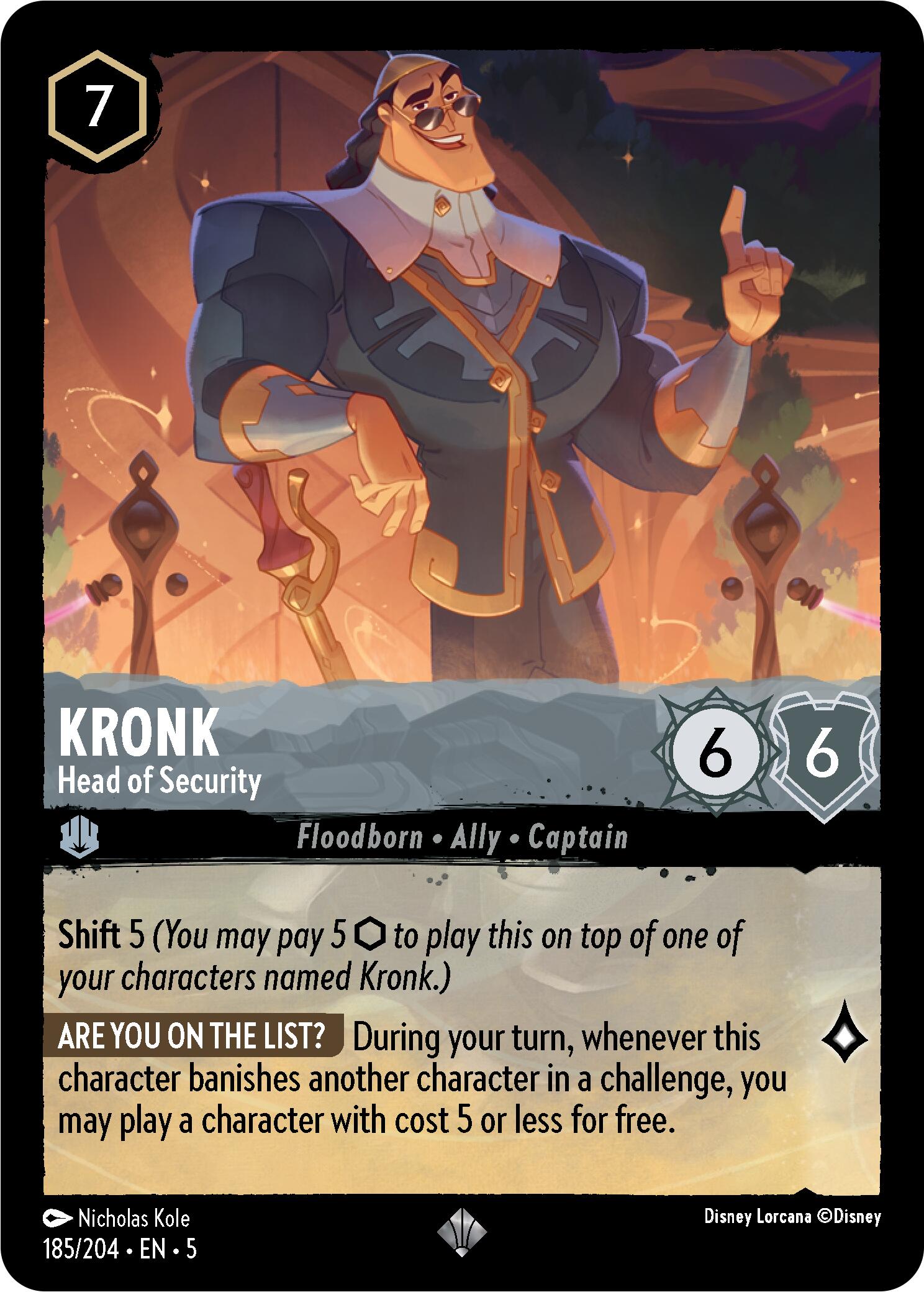 Kronk - Head of Security (185/204) [Shimmering Skies] | GrognardGamesBatavia