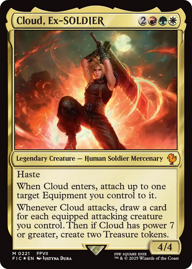 Cloud, Ex-SOLDIER (Surge Foil) [FINAL FANTASY Commander] | GrognardGamesBatavia