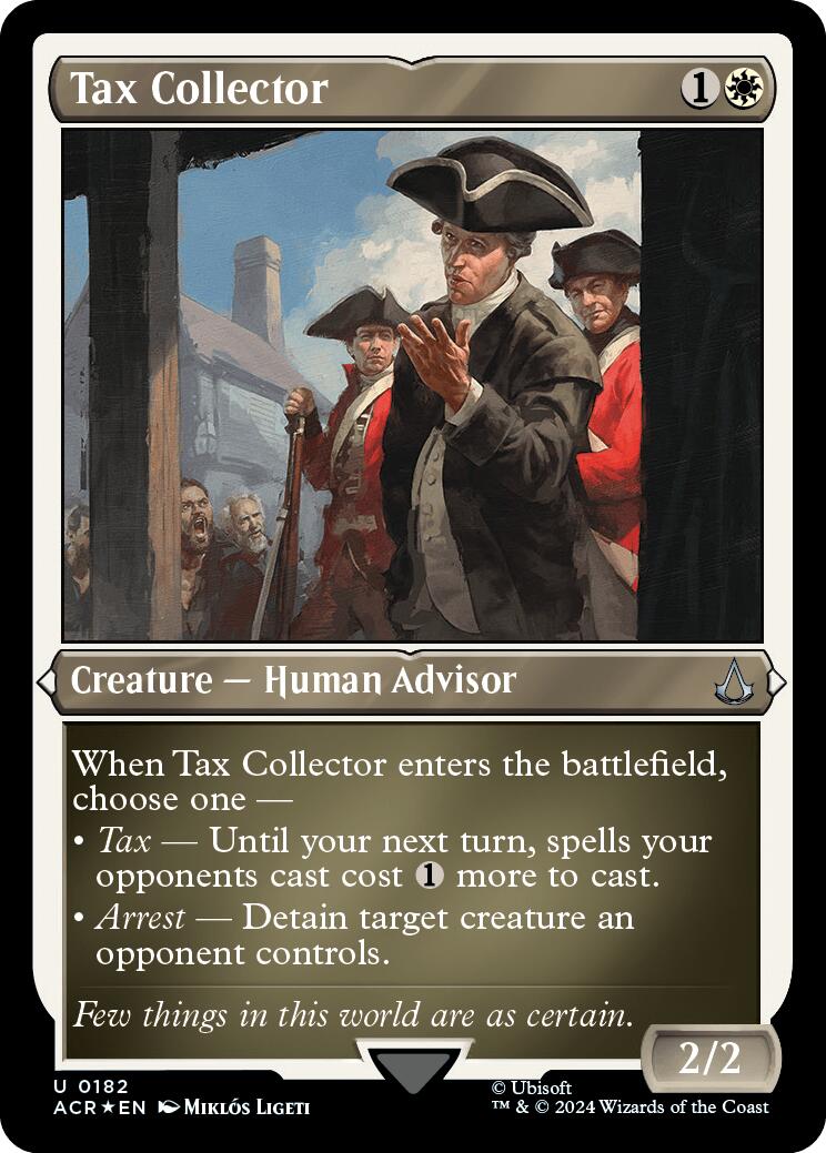 Tax Collector (Foil Etched) [Assassin's Creed] | GrognardGamesBatavia