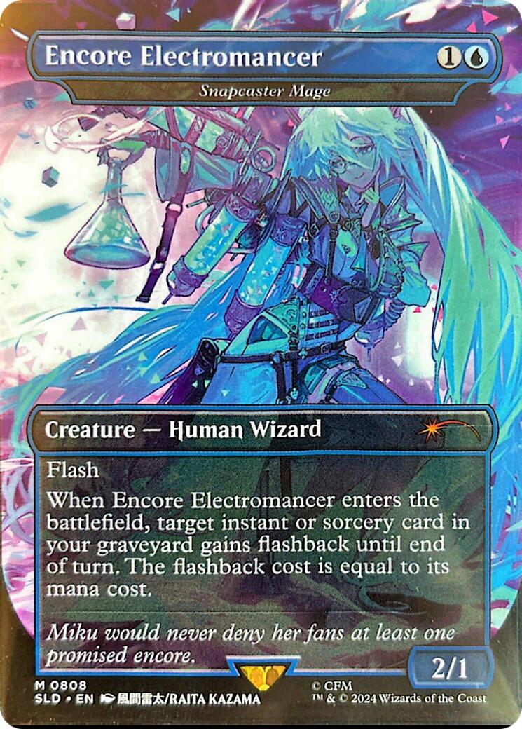 Encore Electromancer - Snapcaster Mage (Rainbow Foil) [Secret Lair Drop Series] | GrognardGamesBatavia