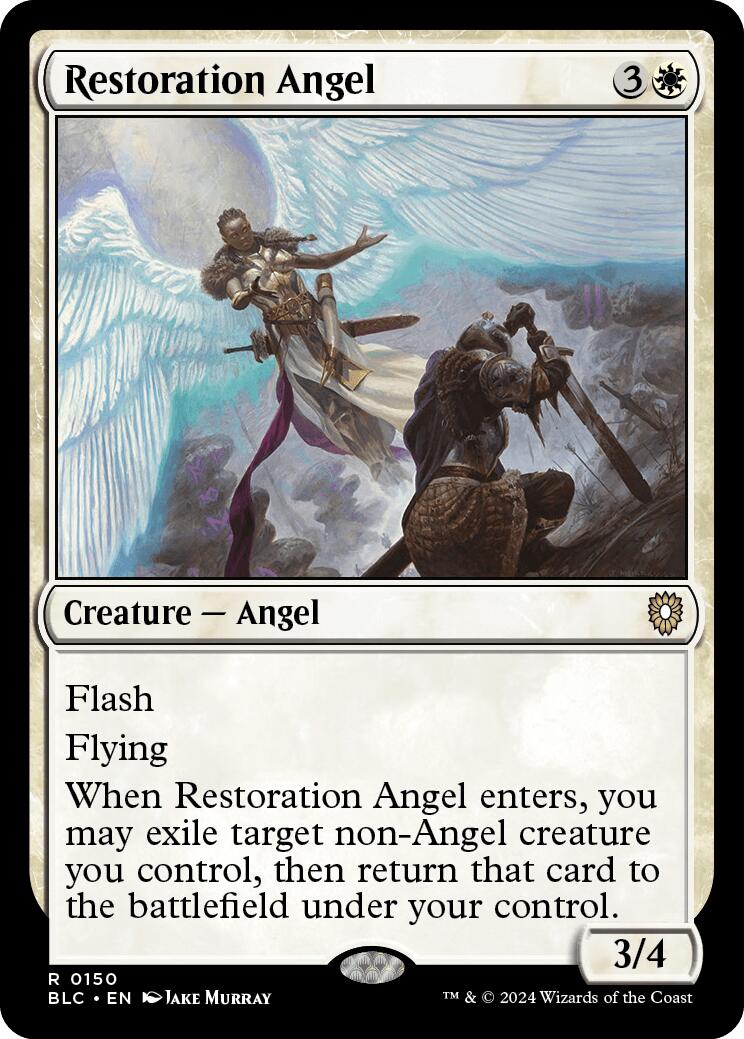 Restoration Angel [Bloomburrow Commander] | GrognardGamesBatavia