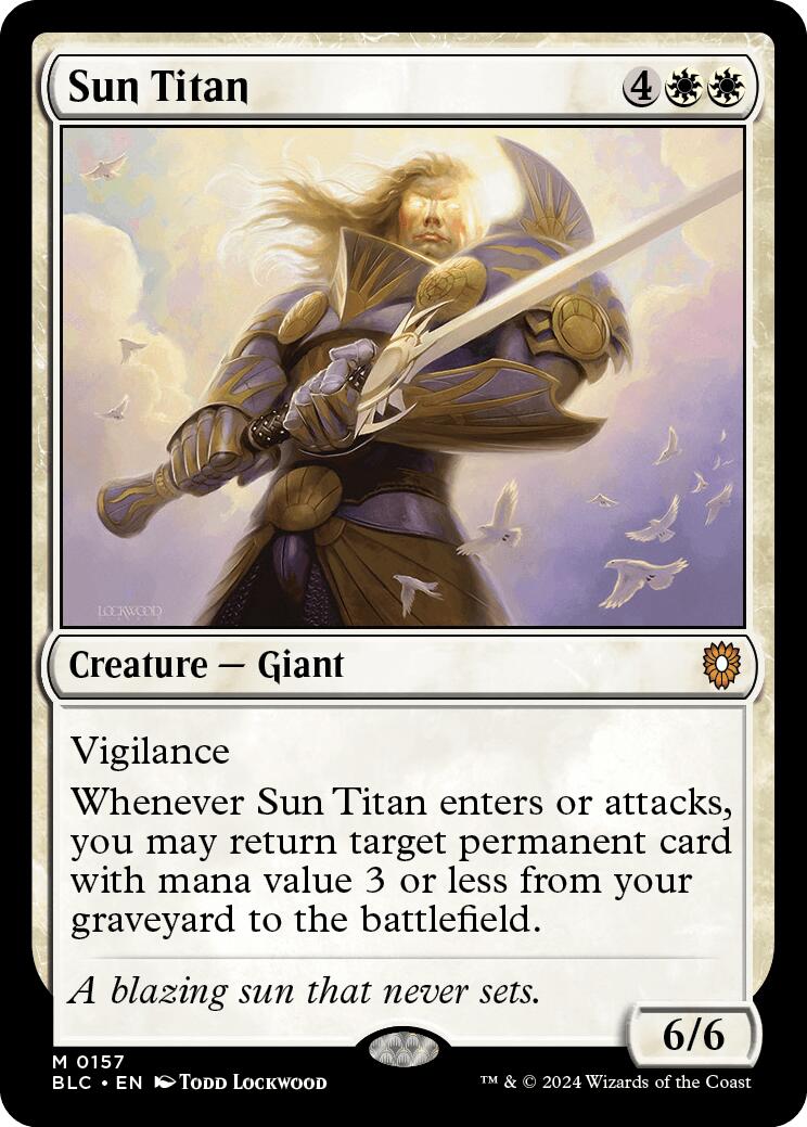 Sun Titan [Bloomburrow Commander] | GrognardGamesBatavia