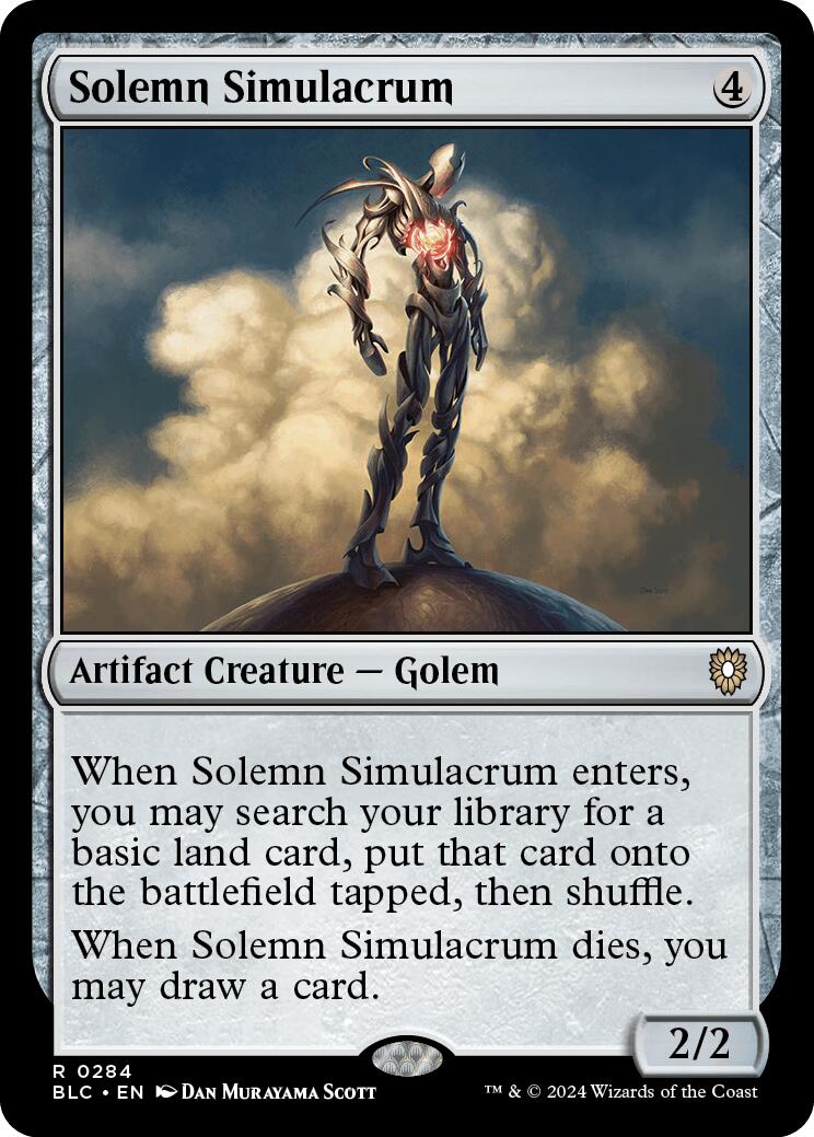 Solemn Simulacrum [Bloomburrow Commander] | GrognardGamesBatavia