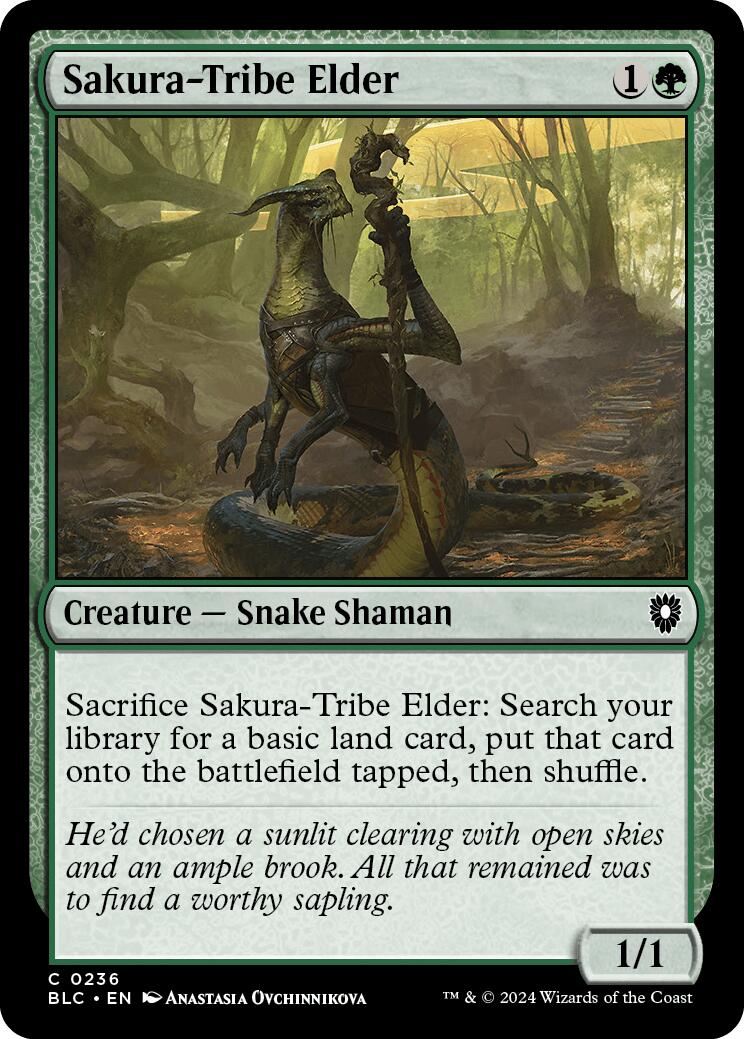 Sakura-Tribe Elder [Bloomburrow Commander] | GrognardGamesBatavia